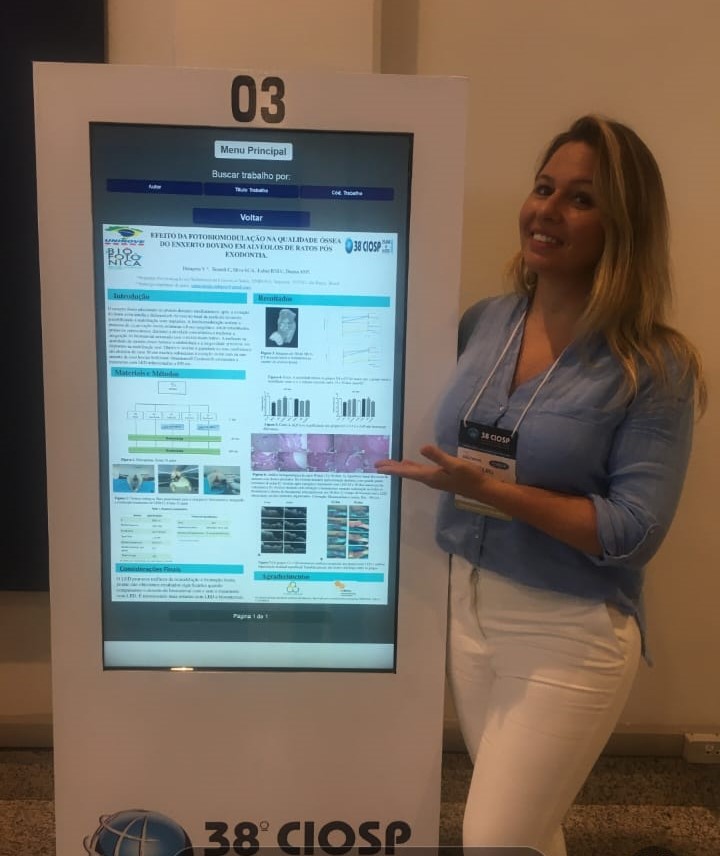 Apresentação de trabalho do mestrado no Ciosp SP